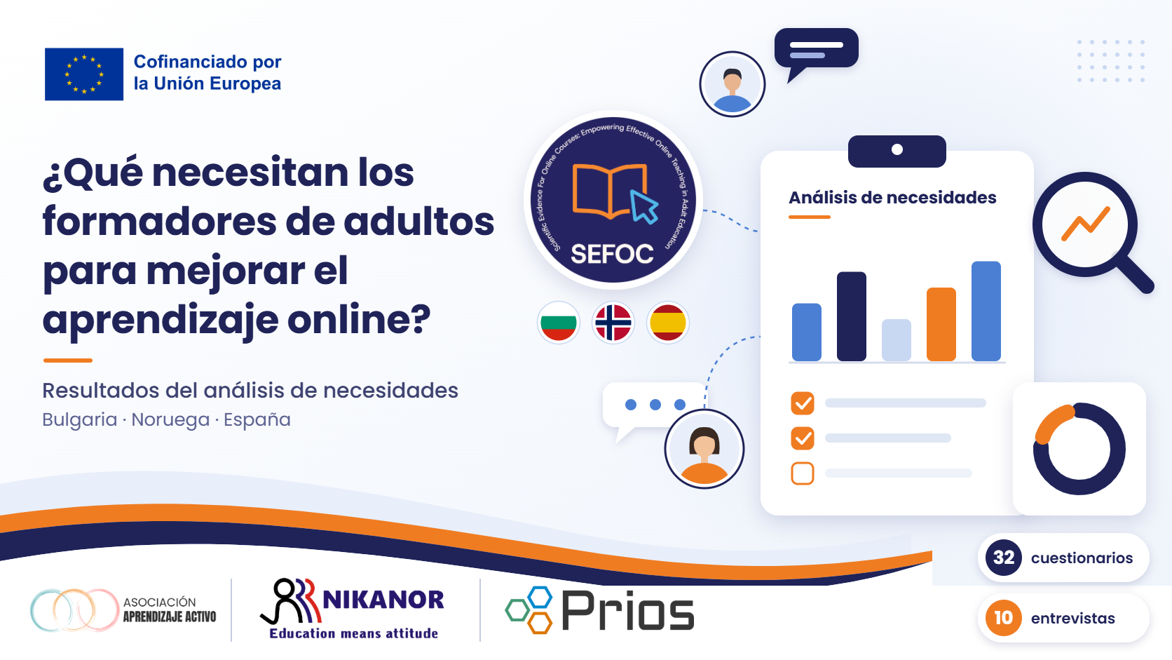SEFOC - ¿Qué necesitan los formadores de adultos para mejorar el aprendizaje online? Resultados del análisis de necesidades